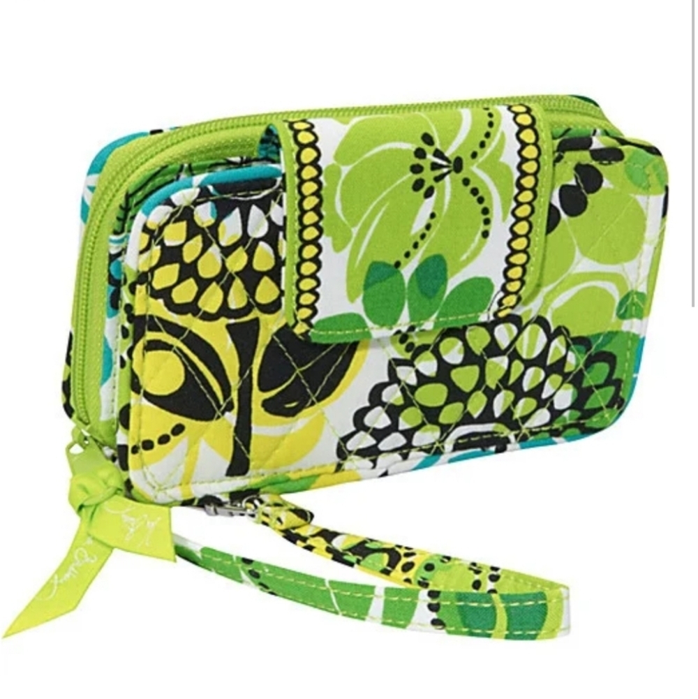 Vera Bradley Lime is up Up Wristlet